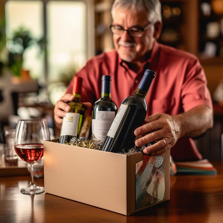 Les boxs de vins représentent pour un viticulteur l'occasion de faire découvrir ses produits